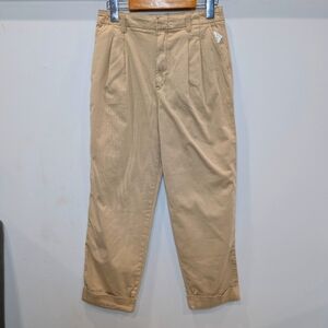 GAP | Teen Girl's Sand Beige Pleated High-Rise Khaki Pants